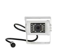 Reverse Camera For Truck Van Bus Lorry White 4PIN RCA HD CCD IR Night Vision Car Rear View Reversing Parking Camera(4Pin non mirror)