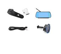 Reverse Camera For VW For Crafter MK2 For MAN For THE 2017-On Van Rear Camera Full HD Wireless Brake Light Reversing Camera Monitor Kit Rear View Camera(Universal Bracket)