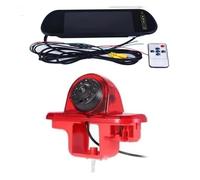 Reverse Camera High Definition Waterproof IR Night Vision Rear View Backup Brake Light Camera For Vivaro For surf concept 2015 life 2017 Parking Sensor Kit(B)