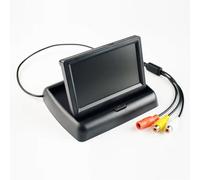 Reverse Camera LCD Car Monitor 4.3/5 Inch TFT Display Desktop/Foldable/Mirror 4.3/5'' Video PAL/NTSC Auto Parking Rearview Backup Backup(4.3 Inch Foldable)