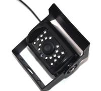 Reverse Camera Parking CCD HD Rear View Camera For Truck Trailer Pickups RV Backup Heavy Duty 18 LED IR Night Vision Waterproof Vehicle Car Backup Camera(With lines(4Pin))