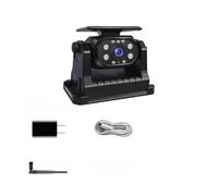 Reverse Camera Solar Wireless Backup Camera With Magnetic Mount Alarm Front/Rear View Mobile For Android APP For Truck Bus RV. Lorry