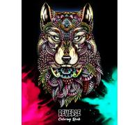 Reverse Coloring Book Black Background: Black Paper Pages Coloring Book For Adults, Teens or Kids (Cat, Wolf, Dog, Lion and Other Animals) - Midnight Coloring Book Gift For Women or Men