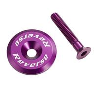 Reverse Components Ahead Top Cap With Bolt - Purple