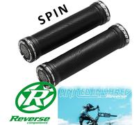 REVERSE COMPONENTS, SPIN Ribbed MTB Grips Lock-on Mountain Bike MTB DH Enduro