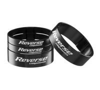 Reverse Components Ultra-Light 1 1/8" Spacer Set - Black