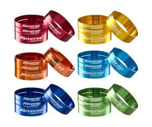 Reverse Components Ultra-Light 1 1/8" Spacer Set - Green