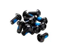Reverse Disc Rotor Screw 12 pieces - Black