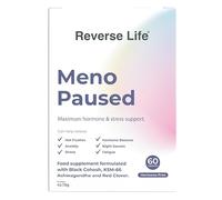 Reverse Life - MenoPaused Menopause Supplements - Hormone and Stress Support Food Supplement with Vitamin B6, Black Cohosh, KSM-66 Ashwagandha and Red Clover - 60 Capsules