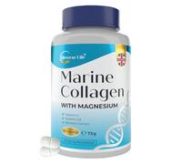 Reverse Life - Powerful Marine Collagen Tablets - High Strength Collagen Supplements with Vitamin C, Vitamin D3 and Magnesium - 90 Tablets of Hydrolysed Collagen, 1800 mg