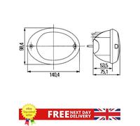 Reverse Light - HELLA 2ZR 343 130-607 OE 2ZR 343 130-607