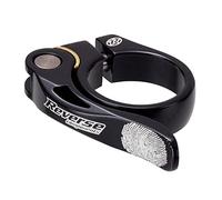 Reverse Long Life Seat Clamp with Quick Release 31.8 mm Black