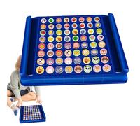 Reverse Matching Chess Game, 64-Piece Set Double-Player Logical Thinking Activity, Chess Board Game for Kids, for Children Boy Girl Family Kindergarten Classroom Bedroom Dormitory Traveling