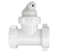 Reverse Osmosis Drain Line Adapter with 1/4" Quick Connect Push In Inlet