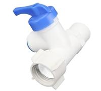 Reverse Osmosis Feed Tee Plastic Ball Valve 1/4" 3/8" Hose Quick Coupling 1/2" Male 3 Way Faucet Water Purifier Tap Connector (Size : 424)