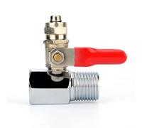 Reverse Osmosis for System 3 Way Connector Splitter with Shut Off Valve for 9.5mm Tube