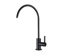 Reverse Osmosis Water Filter Faucet Grifos Cocina Black Swan Neck Single Handle Mixer Tap for Cold Drinking Water Kitchen Sink Upgrade
