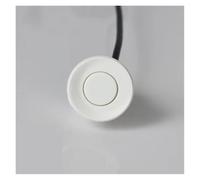 Reverse Parking Sensors Car Parking Sensor 1Piece 22 Mm Black Red Blue Silver Gold White Gray Champagne Color For Reverse System(White)