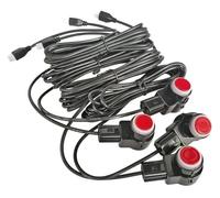 Reverse Parking Sensors Car Parking Sensor Intelligent Assistance 14mm Flat Sensors Reverse Sound Buzzer Alarm