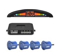 Reverse Parking Sensors Parking Sensor Kit With 4 Radar Accurate Digital Display Of Obstacle Alarm Parktronic Kit Reversing Radar Ultrasonic Radar Sensors(Red)(Blue)