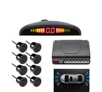 reverse radar 8 Sensors Car Reverse Radar Front and Rear Parking Sensor Kit Alert Indicator Car Reversing Aids Car parking reverse radar