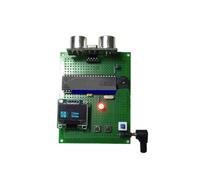 reverse radar Single-chip Microcomputer Ultrasonicranging Speed Measurement Reversing Radar Car Anti-collision Alarm Design Hole Board Pieces Car parking reverse radar