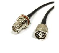 Reverse RP TNC Female Inner Pin To Male With Socket Adapter Cable Assembly RG58 50CM/100CM/200CM(100cm)