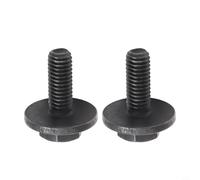Reverse Thread Steel Screw Set for Electric Circular Saw or Cutting Machine, 6mm Left Hand Screw with Pressure Plate, Lasting Replacement Power Tool Bolt