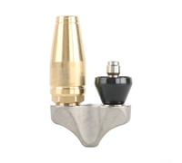 Reverse Turbo Nozzle for Pressure Washer, Stainless Steel Sewer Jetter Drain Cleaning Attachment, High Pressure Pipe Unclogger Tip, Effective Plumbing Tool for Drains