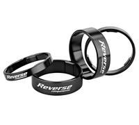 Reverse Components Ultra-Light 1 1/8" Spacer Set - Black Black