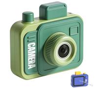 Reverse Water Gun Prank, Camera Double Sided Shoots Backwards Mini Water Pistol, Funny Pool Squirter Water Sprayer Summer Toys for Kids, Adjustable Grip Outdoor Beach Party Game (Green)