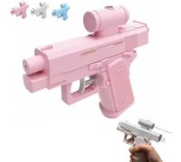Reverse Water Gun, Quirky Trick Waters Guns for Friend, Reverse Guns Spray from Front and Back, Creative Battle Toy Fight (Pink)
