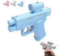 Reverse Water Gun, Quirky Trick Waters Guns for Friend, Reverse Guns Spray from Front and Back, Creative Battle Toy Fight (Blue)