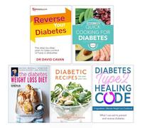 Reverse Your Diabetes, Quick Cooking For Diabetes, The Diabetes Weight Loss Diet, Diabetic Recipes For One And Two, Diabetes Type 2 Healing Code 5 Books Collection Set