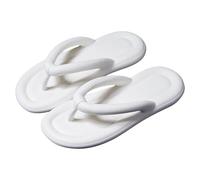 ReverseClock Soft Slippers for Women Summer Beach Flip Flops with Non-Slip Sole House sandals Shower Sliders girl Pool Waterproof Shoes (white,3)