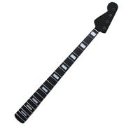 Reversed head 4-string bass guitar neck black maple 20th fret rosewood fretboard