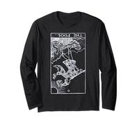 Reversed The Fool Tarot Card White Long Sleeve T-Shirt
