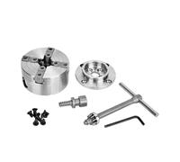 Reversible 3.5 Inch Wood Turning Chuck 1-Inch X 8TPI Thread Wood Lathe Chuck Accessory Jaws Lathe Turning Tool(1-Inch x 8TPI Thread)