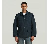 Reversible 4 Pocket Overshirt - Dark blue - Men L