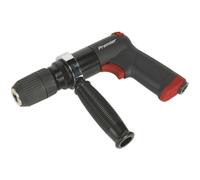 Reversible Air Operated Drill with 13mm Keyless Chuck - 1/4" BSP Inlet - 800 RPM
