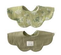 Reversible Baby Bib For Infants And Toddler Soft Cotton Burp Cloth Double Sided Use Teething For Easy Cleaning Double Sided