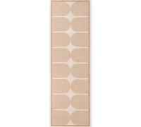 Reversible Beige Indoor-Outdoor Rug - 80X250 cm