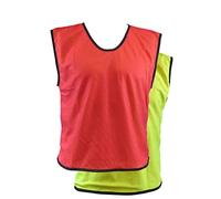 REVERSIBLE BIB YELLOW/RED - LARGE/XL