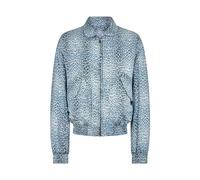 Reversible Bomber Jacket with Baby Jaguar Print - male - Roberto Cavalli - Bomber Jackets - Blue - XL - Jackets XL