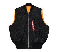 Reversible Bomber Vest Heritage Style - male - Alpha Industries - Waistcoats - Black - M - Jackets M