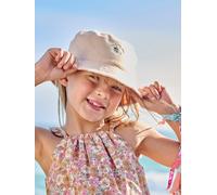 Reversible Bucket Hat for Girls rosy apricot