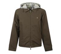 Reversible Check Jacket, male, Burberry, Light Jackets, Green, XL, Jackets XL