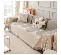 Reversible Chenille Sofa Cover Soft Washable Slipcover Anti Scratch Couch Protector for Home Decor All Season Furniture Shield Perfect for Living Room