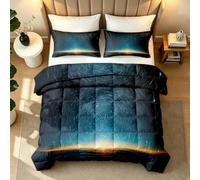 Reversible Coverless Duvet Small Double 7.5 Tog Star Trails Night Sky