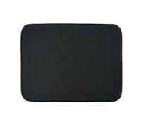 Reversible Diamond Dish Drying Mat - Black/Cream
